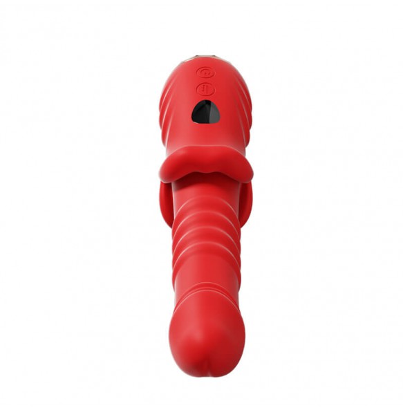 MizzZee - MiAi Thrusting Vibrator (Chargeable - Red)